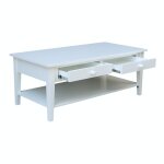 Destinations Collection - Spencer Coffee Table in Pure White - Image 3