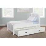 Tykes Bedroom - Chalk & White High Tide Arch Twin Bed - BD128-1202TF - Image 6