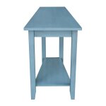 Destinations Collection - Keystone Accent Table in Ocean Blue - Image 3