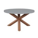PARKS: Outdoor Living - Shenandoah Round Dining Table in Gray - ODT-351RT-G - Image 5