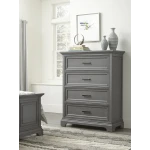 Summit 4 Drawer Chest in Heather Gray