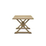 Farmhouse Live Edge Table Top w/ Farmhouse Trestle Base - T-4074A - Image 32