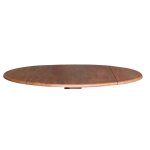 Dining Essentials - Round Drop Leaf Pedestal Table in Bourbon Oak - Image 5