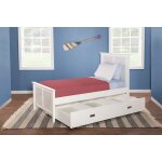 Tykes Bedroom - Chalk & White High Tide 90° Twin Bed - BD08-901TR - Image 3