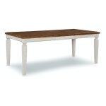 Vista Collection Extension Table in Hickory & Shell