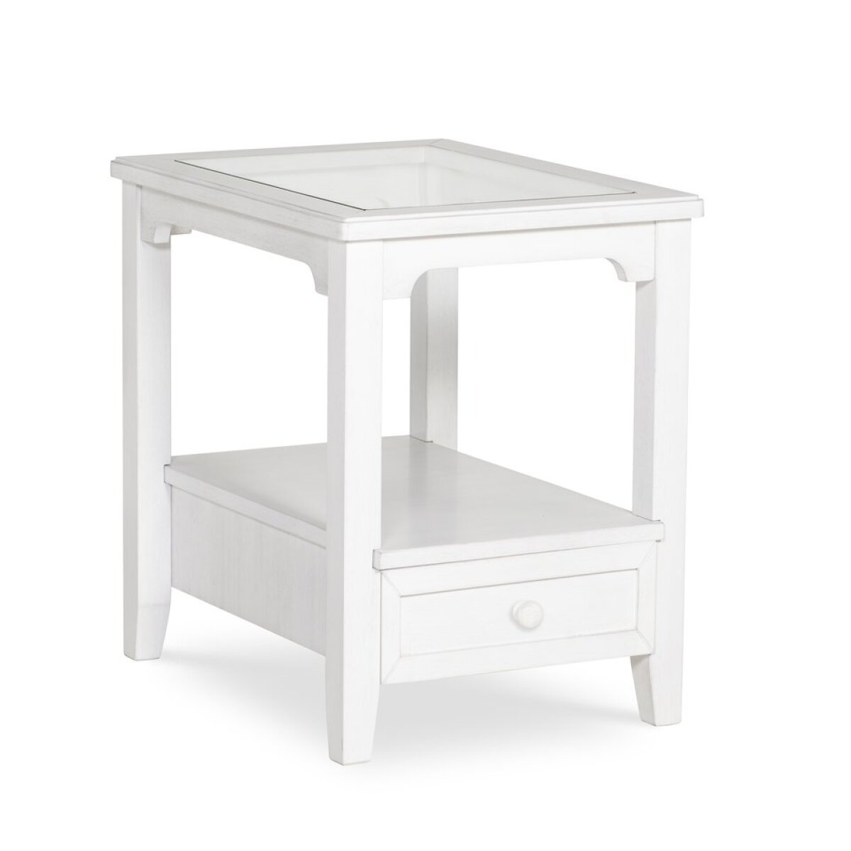 f80aa15a0e3a3f67e7736344d41e41cc Home Accents - Amelia Glass Top End Table - Image 1