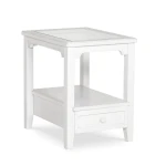 Home Accents - Amelia Glass Top End Table