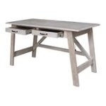 Home Accents - Serendipity Desk in Taupe Gray - Image 7