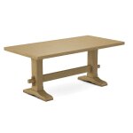 Trestle Solid Table Top w/ Trestle Table Base - T-7236B - Image 37