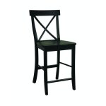 Dining Essentials - X-Back Stool in Black