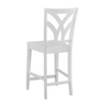Hampton Collection - Palm Stool in Pure White - Image 6