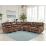 Lehi 6-piece Manual Reclining Sectional