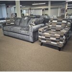 2 Piece Set: Sofa & Accent Chair