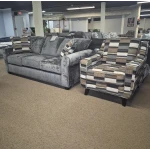 2 Piece Set: Sofa & Accent Chair