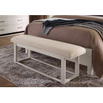 Lodge & Loft UPH BENCH - IVORY CREAM