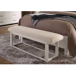 Lodge & Loft Uph Bench - Ivory Cream - 844-080I