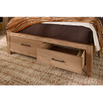 Lodge & Loft Floating Panel Bed with Footboard Storage - Image 5