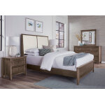 Woodbridge Upholstered Bed-White - Image 5