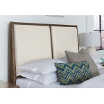 Woodbridge Upholstered Bed-White - Image 4