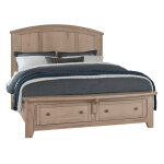 Woodbridge Arch Bed with storage footboard