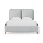 NordHaven Upholstered Bed-Blue Mist