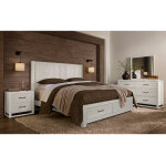 Lodge & Loft Radius Poster Bed with Footboard Storage - Image 6