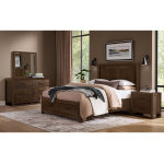 Lodge & Loft Floating Panel Bed with Footboard Storage - Image 4