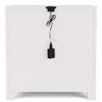 Rosalie 2-Drawer Nightstand-White - Image 6