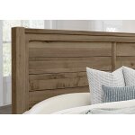 Cool Rustic Plank Bed With Footboard Storage in King - 172-668-066B-502-666 - Image 6