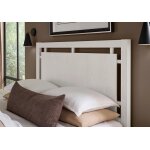 Lodge & Loft Floating Panel Bed With Footboard Storage in King - 844-667-066B-502-666 - Image 3