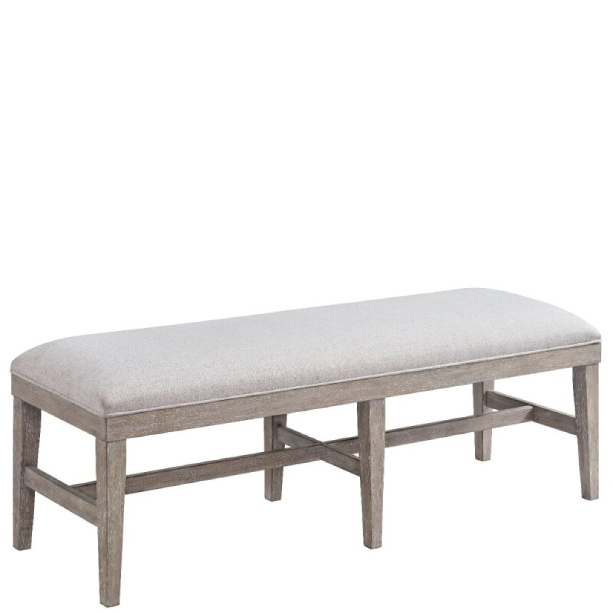 15317644aaff23f0b0f41e30945268ed Bennett 58" Uph Dining Bench 1in - Image 1