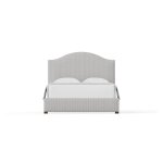 Choices Custom Bed Collection Emily Upholstered Bed - Grey Stripe - 100-559Q-155Q-822Q
