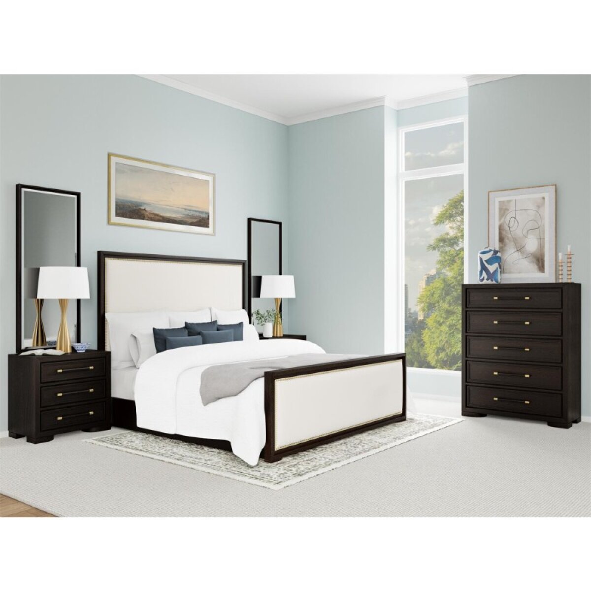 24d776e20fced1081159bd3921e2b243 Lydia Accent Mirror - Image 1