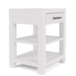 Rosalie 1-Drawer Nightstand-White - Image 6