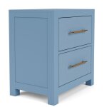 Rosalie 2-Drawer Nightstand-Blue - Image 9
