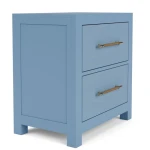 Rosalie 2-Drawer Nightstand-Blue - Image 8