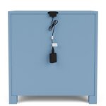Rosalie 2-Drawer Nightstand-Blue - Image 6