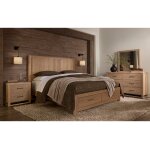 Lodge & Loft Radius Poster Bed With Footboard Storage in King - 842-668-066B-502-666 - Image 6