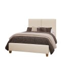 Joinery Upholstered Bed-ivory Cream - 192-551I-155I-822I-404