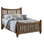 Maple Road Slat Poster Bed With Slat Poster Footboard - 117-558/855/722, 117-668/866/733/MS2, 117-668/866/944/MS2