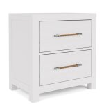 Rosalie 2-Drawer Nightstand-White - Image 3