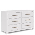 Rosalie 56" 6-Drawer Dresser-Wht - Image 5