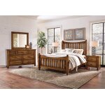 Maple Road Slat Poster Bed With Slat Poster Footboard - 118-558/855/722, 118-668/866/733/MS2, 118-668/866/944/MS2 - Image 4