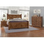 Cool Rustic X Bed With X Footboard - 174-557/755/922, 174-667/766/933/MS2, 174-667/766/944/MS2 - Image 3
