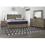 Cool Rustic Mansion Bed With Footboard Storage - 172-661/066B/502/666T - Image 2