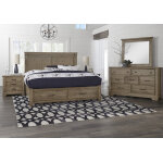 Cool Rustic Mansion Bed With Footboard Storage - 172-661/066B/602 - Image 3