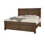 Cool Rustic Mansion Bed - 170-551/155/922, 661/166/933/MS2