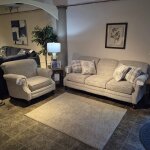 2 Piece Set: Sofa & Chair