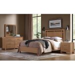 Lodge & Loft Floating Panel Bed in Cal King - 842-667-766-944-MS1 - Image 4