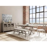 Bennett 58" Uph Dining Bench 1in - Image 8